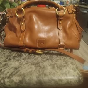 Dooney and Bourke large mahogany satchel purse